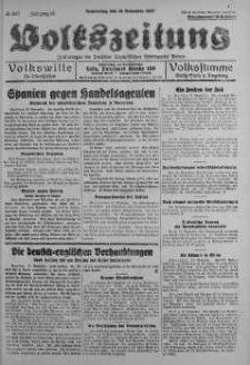 Volkszeitung 18 listopad 1937 nr 317