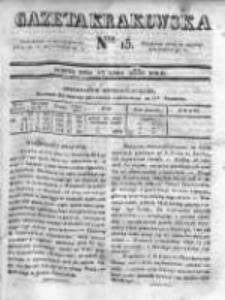 Gazeta Krakowska, 1830, nr 15