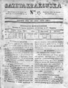 Gazeta Krakowska, 1830, nr 17