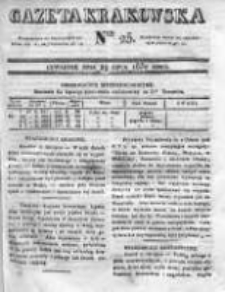 Gazeta Krakowska, 1830, nr 25