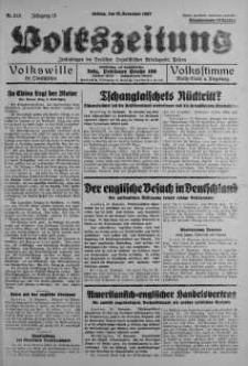 Volkszeitung 19 listopad 1937 nr 318