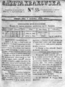 Gazeta Krakowska, 1830, nr 33