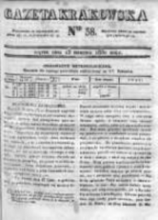 Gazeta Krakowska, 1830, nr 38