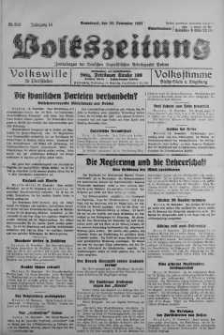 Volkszeitung 20 listopad 1937 nr 319