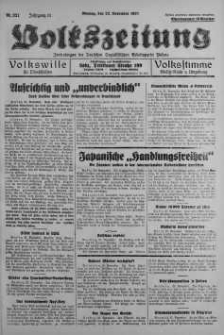 Volkszeitung 22 listopad 1937 nr 321