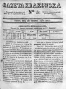 Gazeta Krakowska, 1830, nr 51