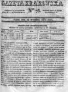 Gazeta Krakowska, 1830, nr 73