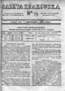 Gazeta Krakowska, 1830, nr 79