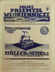 Polski Przemysł Włókienniczy 30 kwiecień R. 4. 1930 nr 9