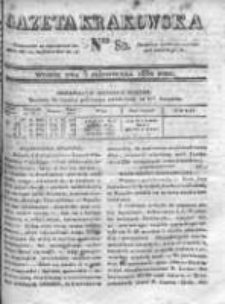 Gazeta Krakowska, 1830, nr 82