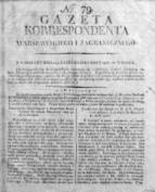 Gazeta Korrespondenta Warszawskiego i Zagranicznego 1816, Nr 79