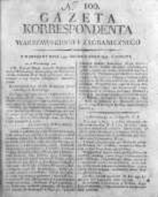 Gazeta Korrespondenta Warszawskiego i Zagranicznego 1816, Nr 100