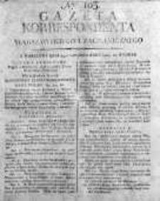 Gazeta Korrespondenta Warszawskiego i Zagranicznego 1816, Nr 103