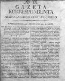 Gazeta Korrespondenta Warszawskiego i Zagranicznego 1817, Nr 13