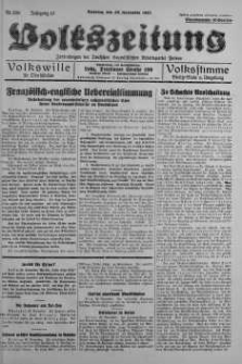 Volkszeitung 30 listopad 1937 nr 329