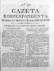 Gazeta Korrespondenta Warszawskiego i Zagranicznego 1824, Nr 57