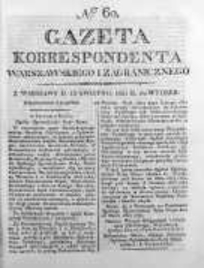 Gazeta Korrespondenta Warszawskiego i Zagranicznego 1824, Nr 60