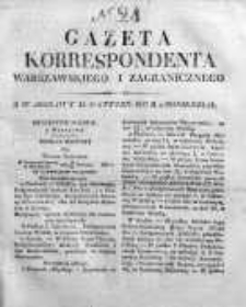 Gazeta Korrespondenta Warszawskiego i Zagranicznego 1827, Nr 24