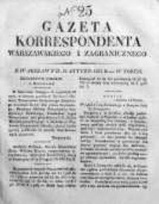 Gazeta Korrespondenta Warszawskiego i Zagranicznego 1827, Nr 25