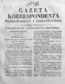 Gazeta Korrespondenta Warszawskiego i Zagranicznego 1827