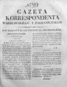 Gazeta Korrespondenta Warszawskiego i Zagranicznego 1827, Nr 29