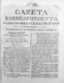 Gazeta Korrespondenta Warszawskiego i Zagranicznego 1824, Nr 66