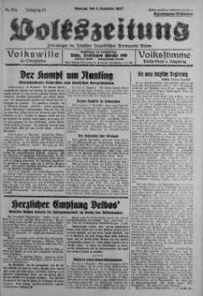 Volkszeitung 5 grudzień 1937 nr 334