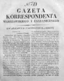 Gazeta Korrespondenta Warszawskiego i Zagranicznego 1827, Nr 39