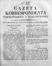 Gazeta Korrespondenta Warszawskiego i Zagranicznego 1827, Nr 41