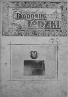 Tygodnik Łódzki 12 marzec R. 1. 1922 nr 1