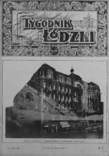 Tygodnik Łódzki 26 marzec R. 1. 1922 nr 3