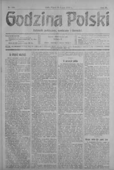 Godzina Polski : dziennik polityczny, społeczny i literacki 26 lipiec 1918 nr 202