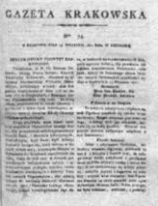 Gazeta Krakowska, 1811, Nr 74