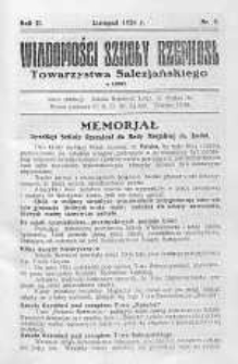 Wiadomości Szkoły Rzemiosł Towarzystwa Salezjańskiego listopad R. 2. 1926 nr 9