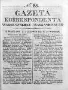 Gazeta Korrespondenta Warszawskiego i Zagranicznego 1824, Nr 88