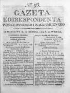 Gazeta Korrespondenta Warszawskiego i Zagranicznego 1824, Nr 96