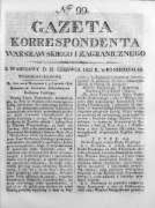 Gazeta Korrespondenta Warszawskiego i Zagranicznego 1824, Nr 99