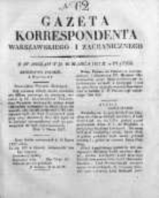 Gazeta Korrespondenta Warszawskiego i Zagranicznego 1827, Nr 62