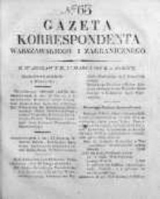 Gazeta Korrespondenta Warszawskiego i Zagranicznego 1827, Nr 63
