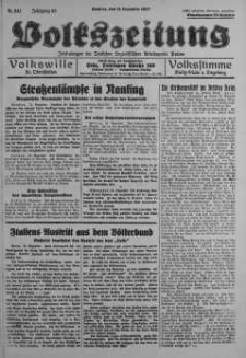 Volkszeitung 12 grudzień 1937 nr 341