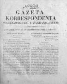 Gazeta Korrespondenta Warszawskiego i Zagranicznego 1827, Nr 228