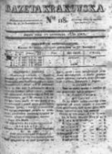 Gazeta Krakowska, 1830, nr 118