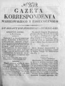 Gazeta Korrespondenta Warszawskiego i Zagranicznego 1827, Nr 232