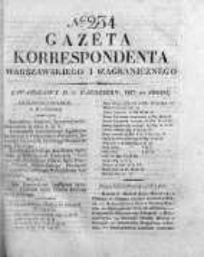 Gazeta Korrespondenta Warszawskiego i Zagranicznego 1827, Nr 234