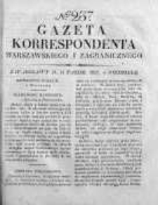 Gazeta Korrespondenta Warszawskiego i Zagranicznego 1827, Nr 237