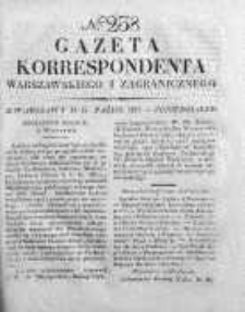 Gazeta Korrespondenta Warszawskiego i Zagranicznego 1827, Nr 238