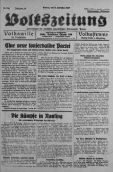 Volkszeitung 13 grudzień 1937 nr 342