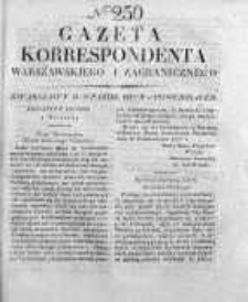 Gazeta Korrespondenta Warszawskiego i Zagranicznego 1827, Nr 250