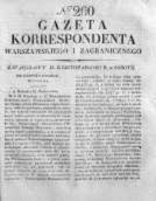 Gazeta Korrespondenta Warszawskiego i Zagranicznego 1827, Nr 260