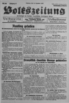 Volkszeitung 14 grudzień 1937 nr 343